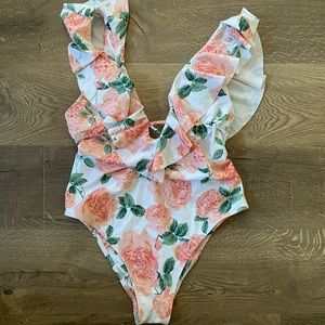 Show Me Your MuMu Capri Ruffle One Piece